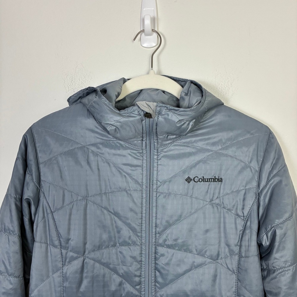 Columbia Mighty Lite Omni Heat Puffer Jacket Women's Small Quilted Winter Spring - Picture 3 of 8